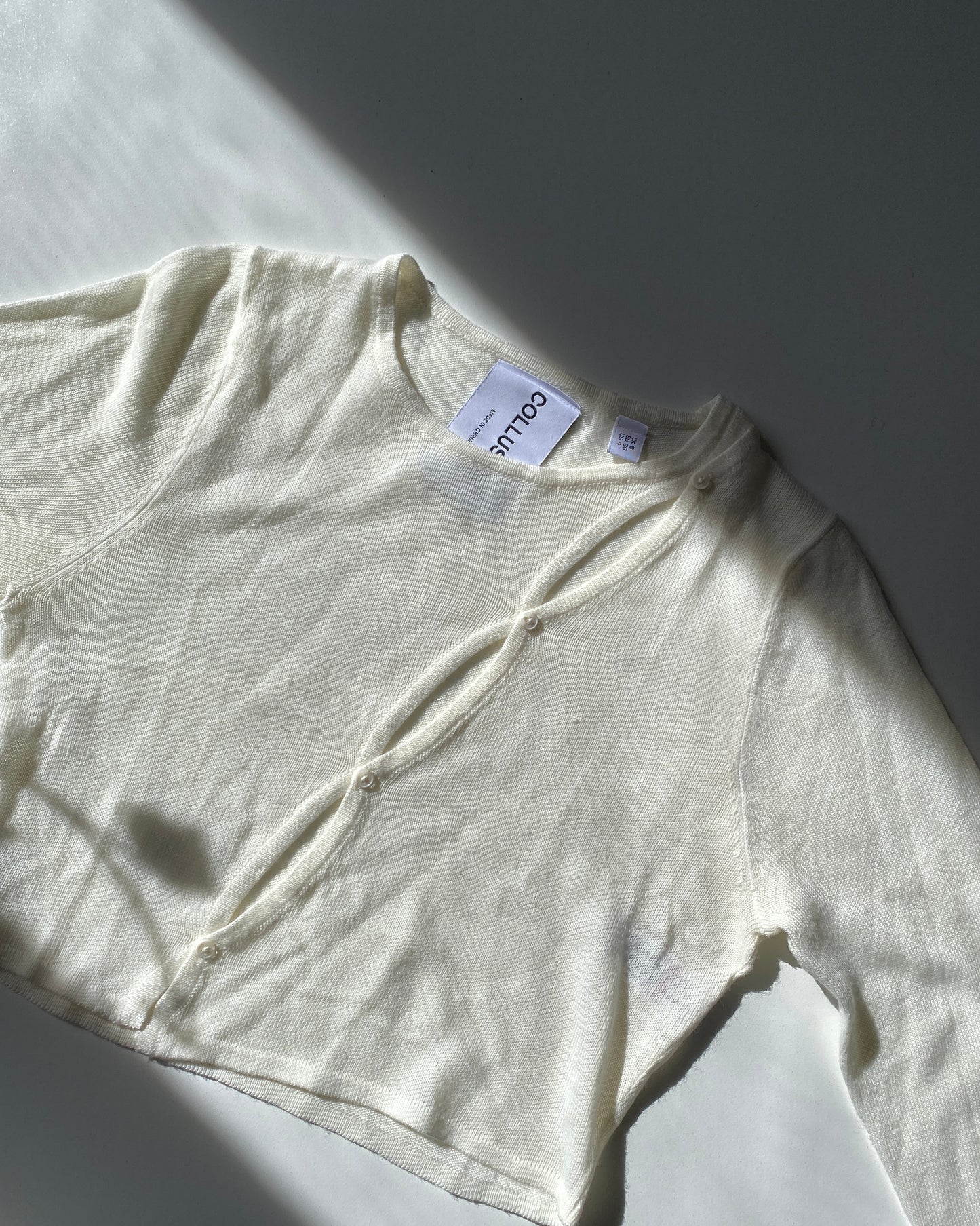 Asymmetric knitted top