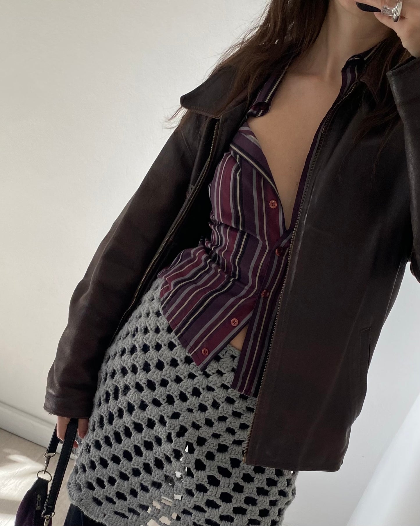 Striped fitted shirt