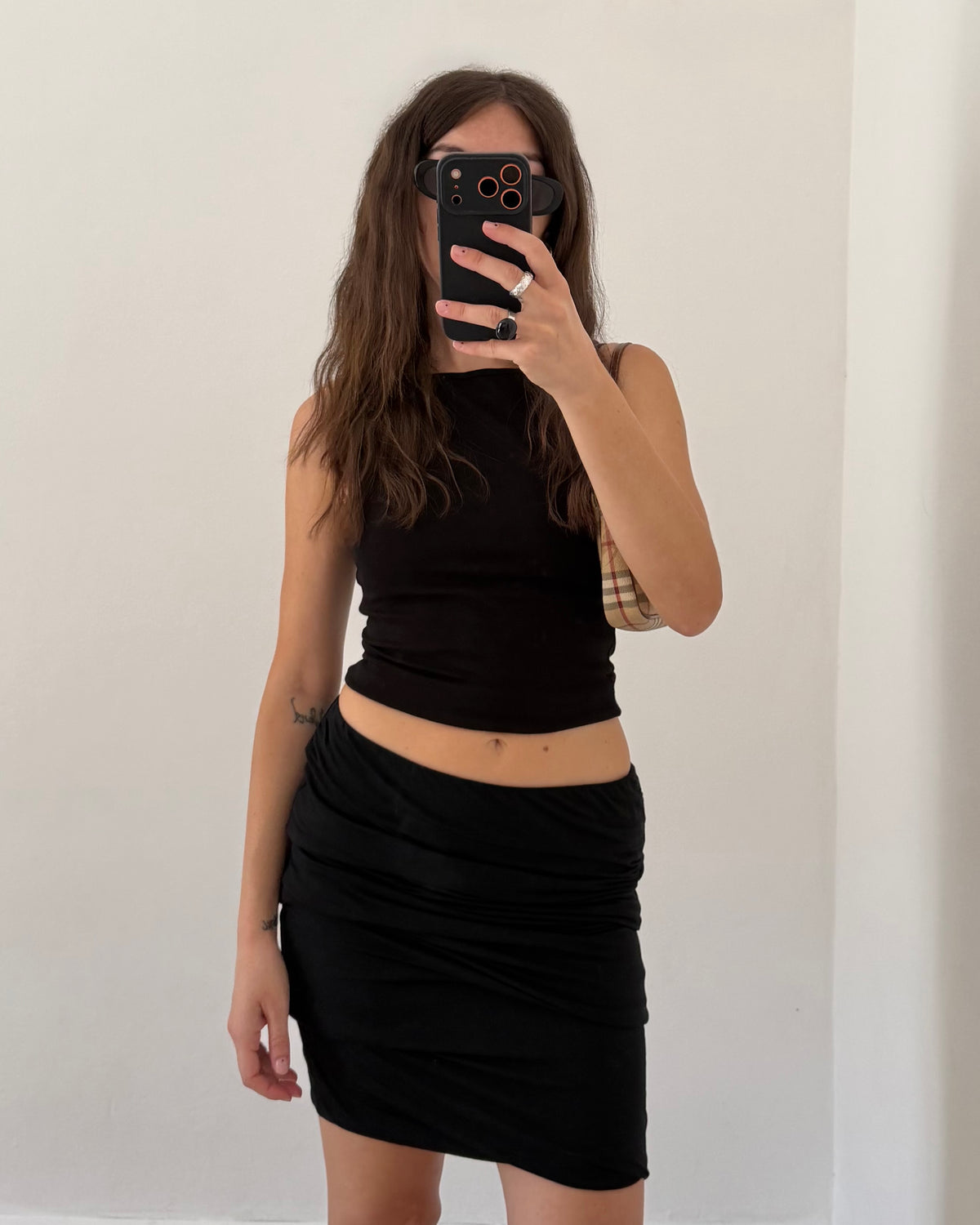 Jersey maxi skirt