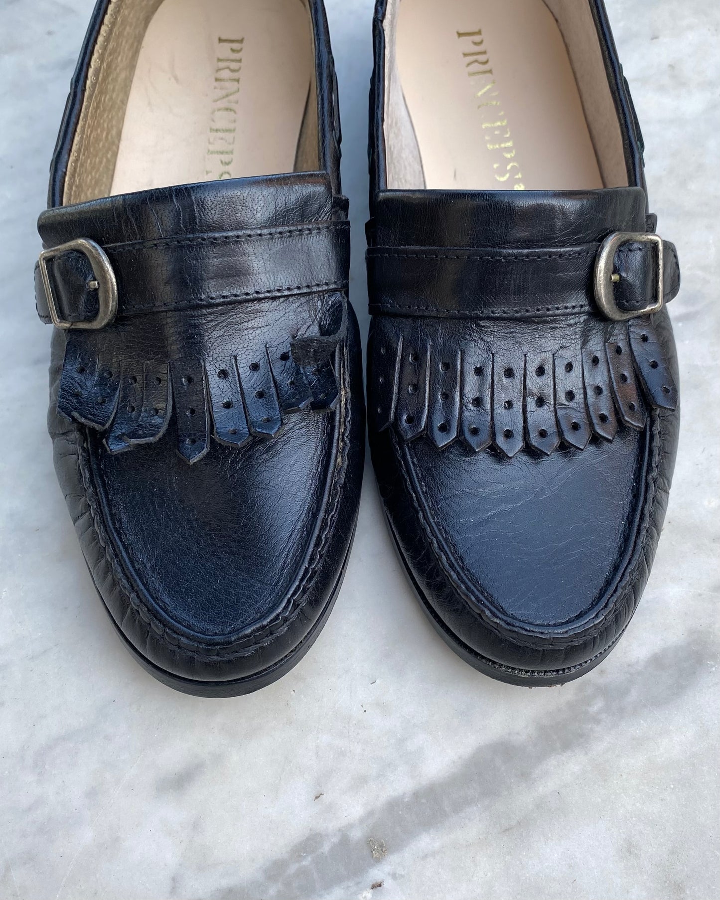 Vintage leather loafers