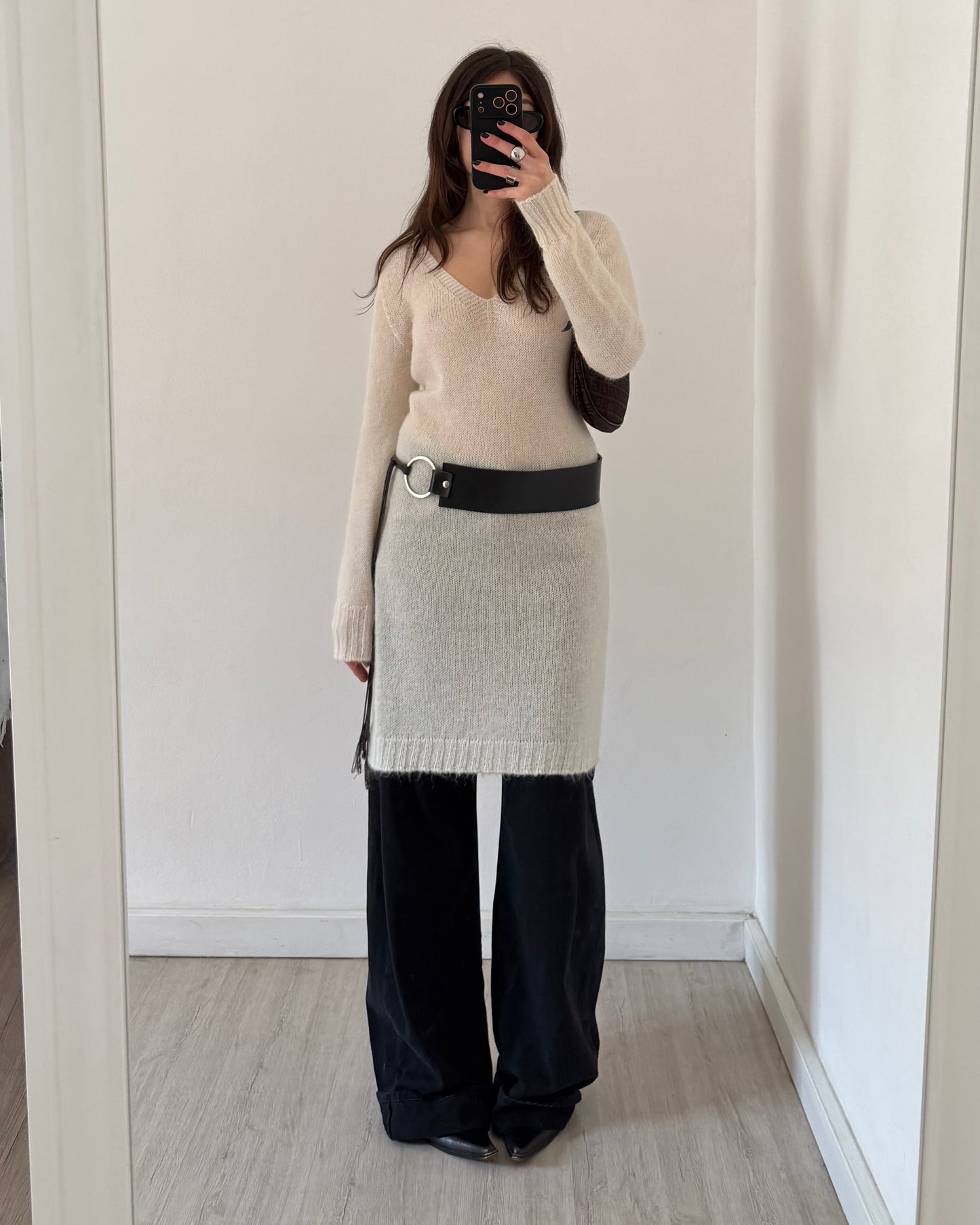 Mohair knit dress