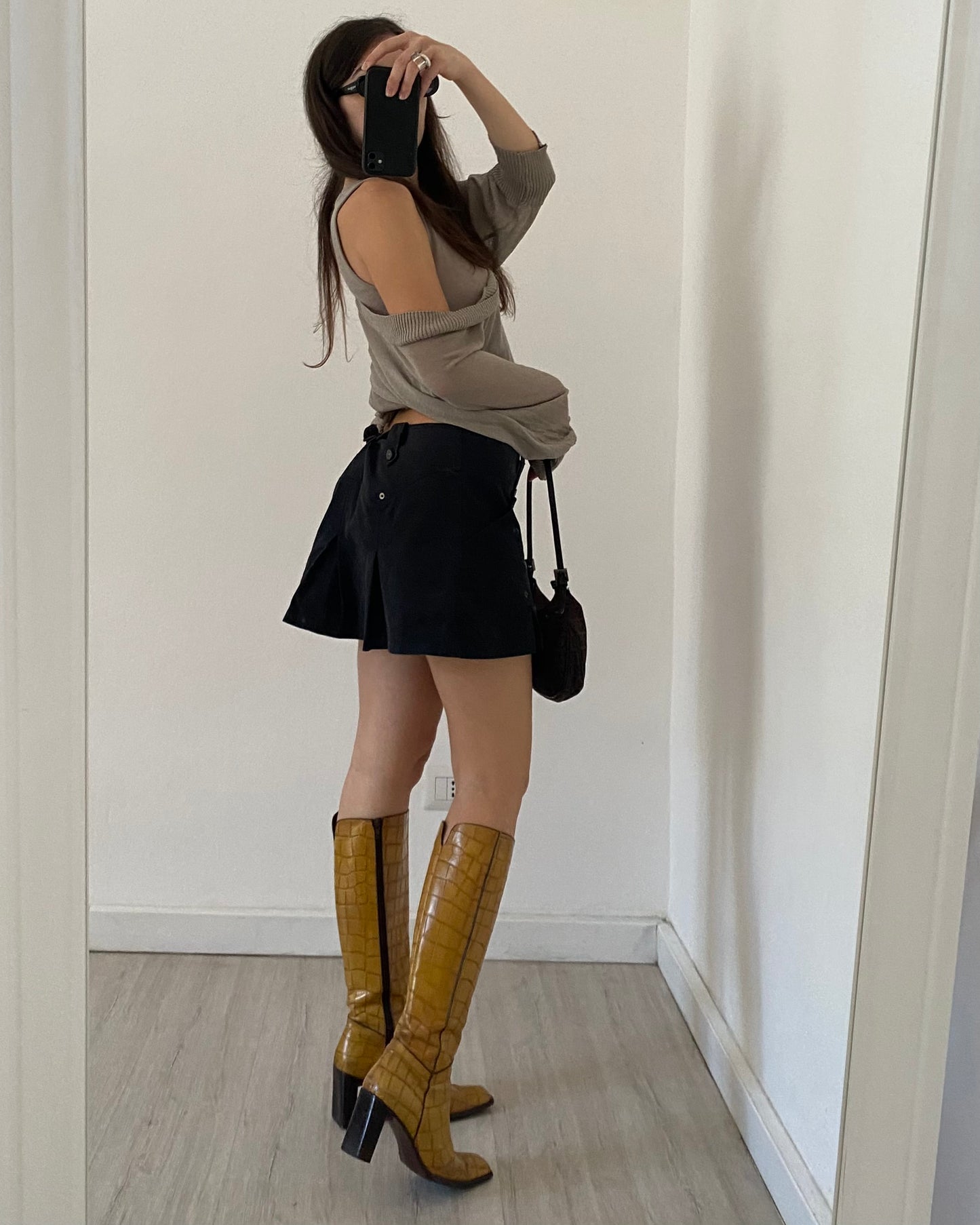 Pleated mini skirt by Celyn b