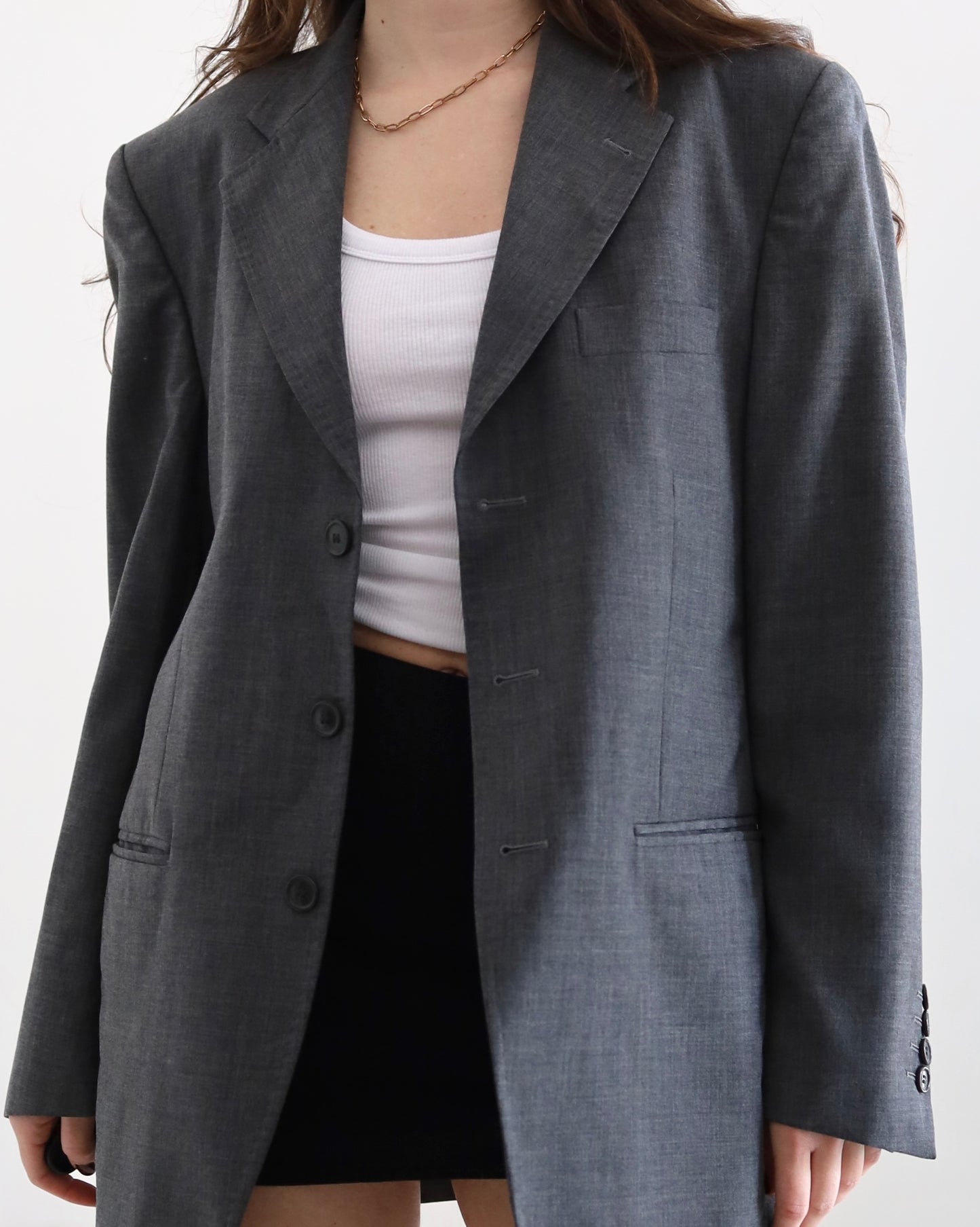 Grey blazer