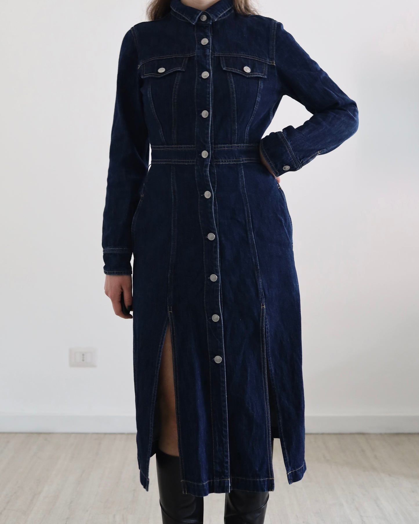 Miss sixty long denim dress