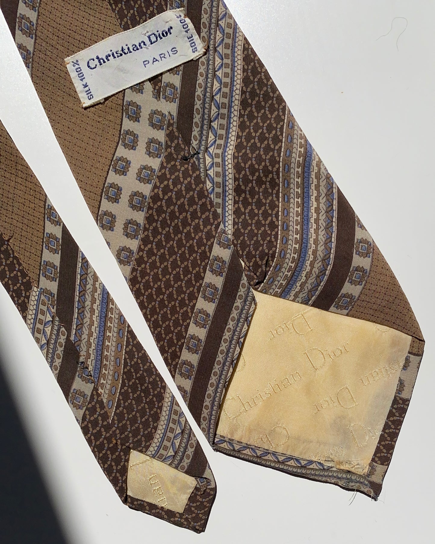 Christian Dior silk tie no