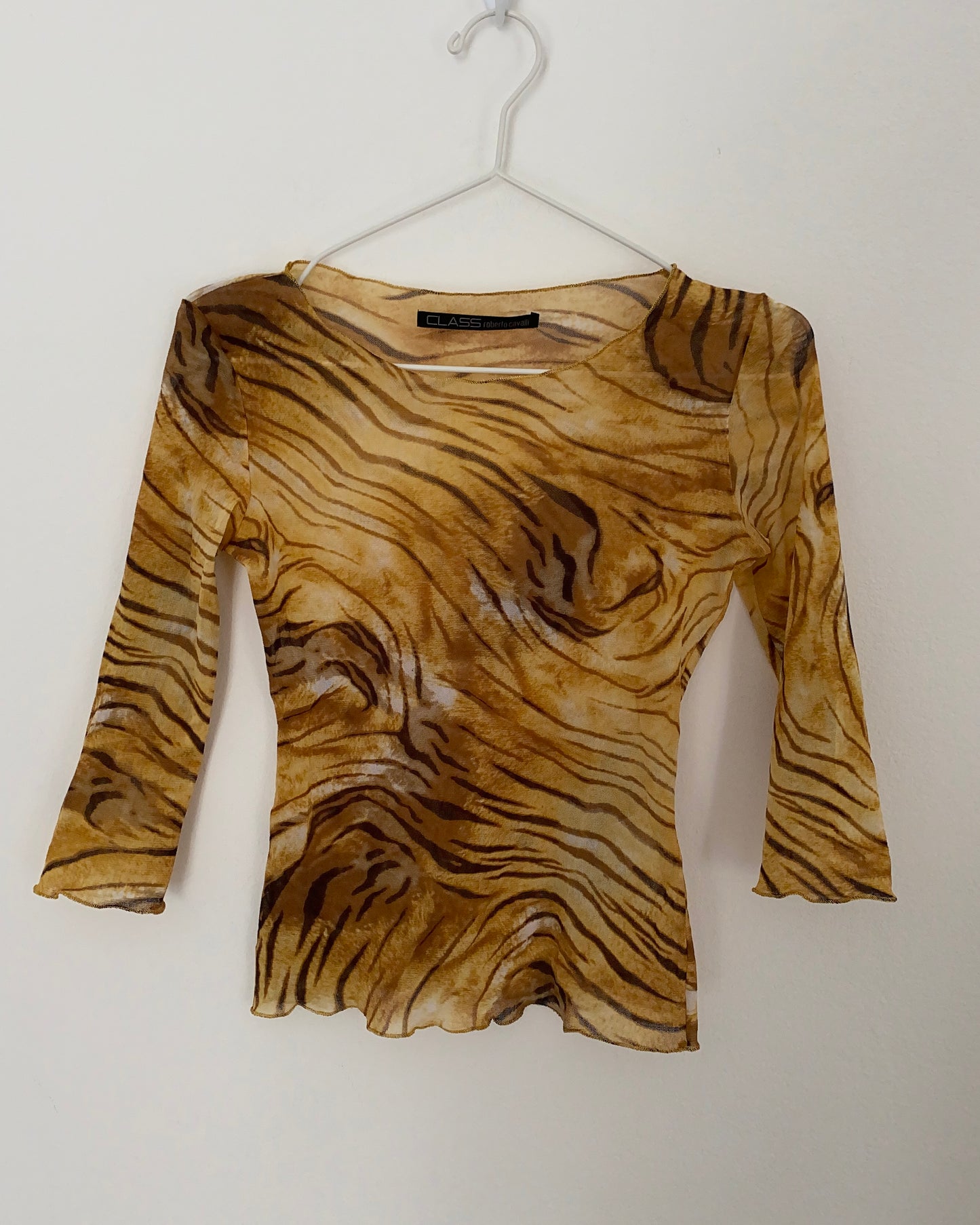 Roberto Cavalli mesh top