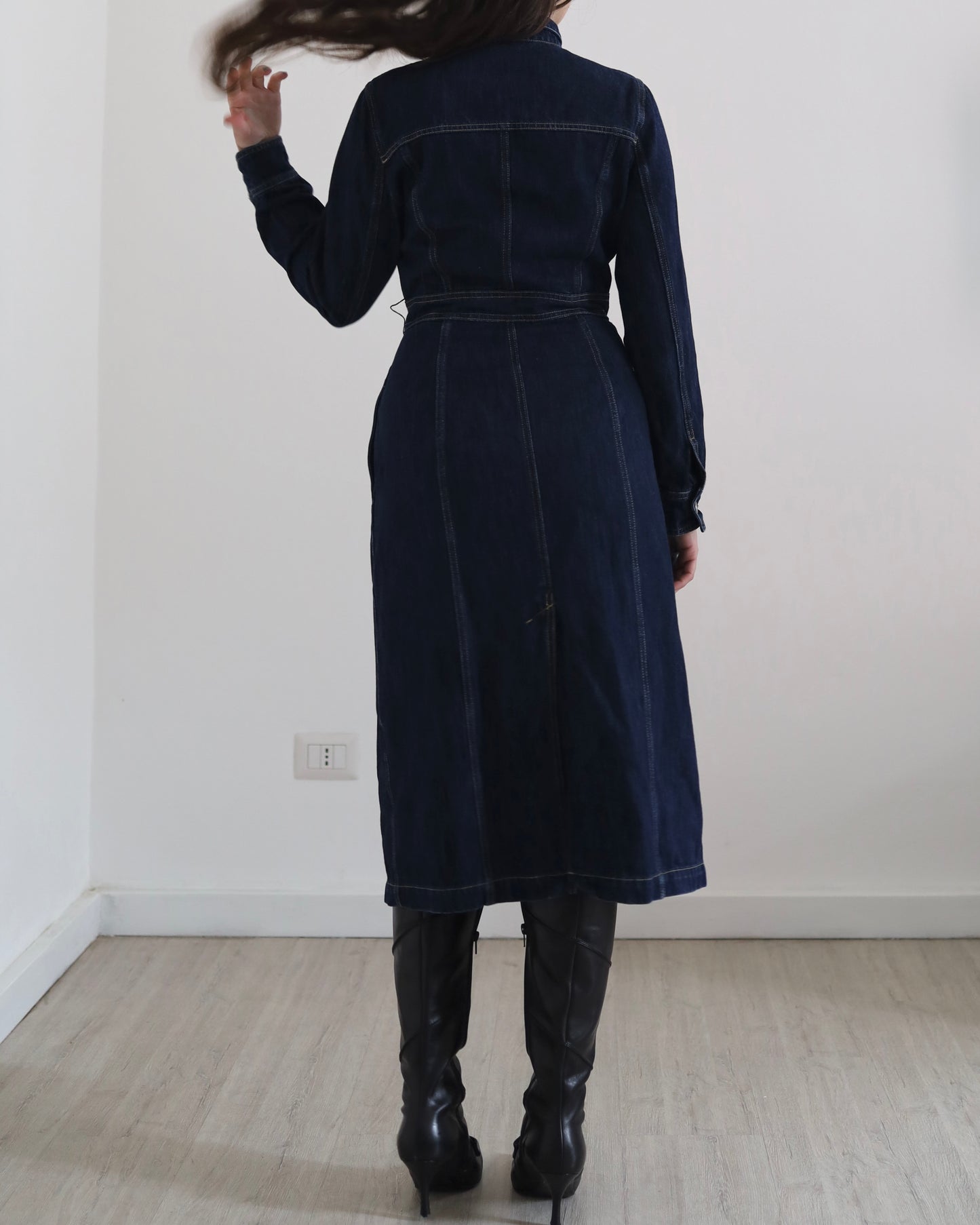 Miss sixty long denim dress