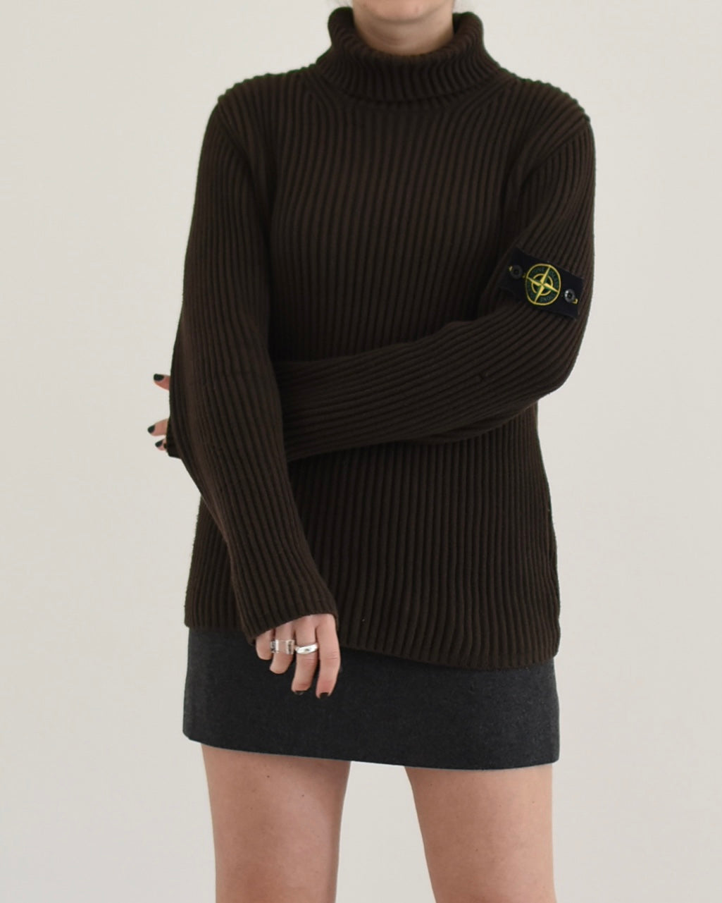 Stone island knitted jumper