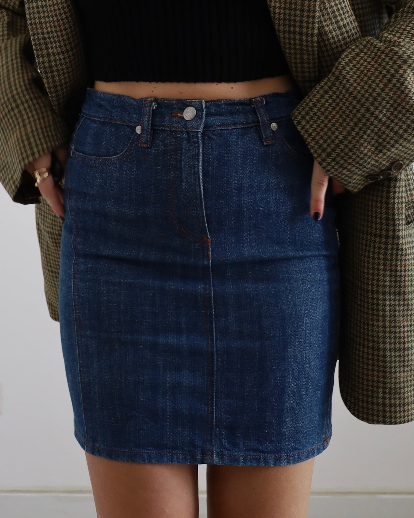 Jean Paul Gaultier denim skirt