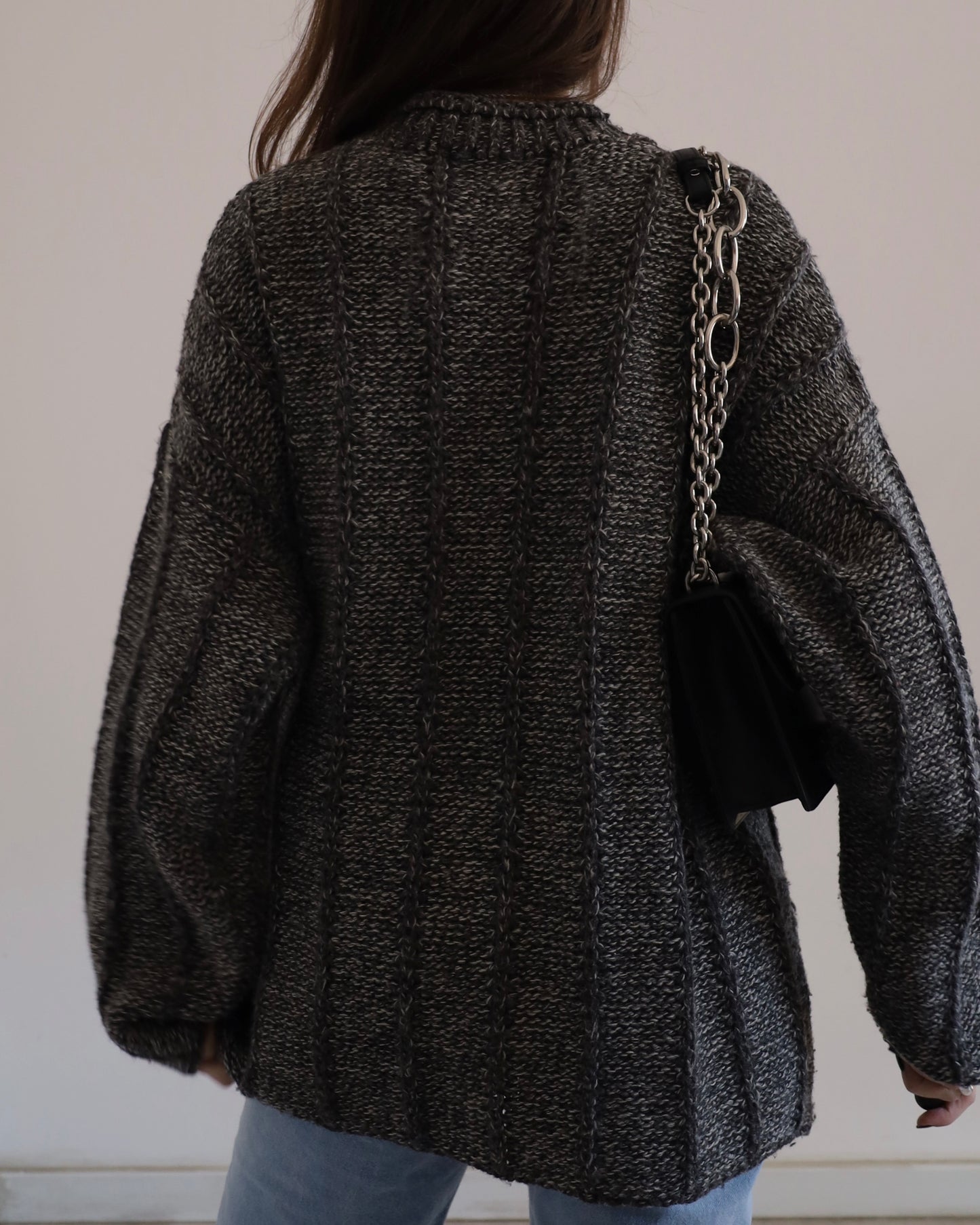 Grey wool jumper