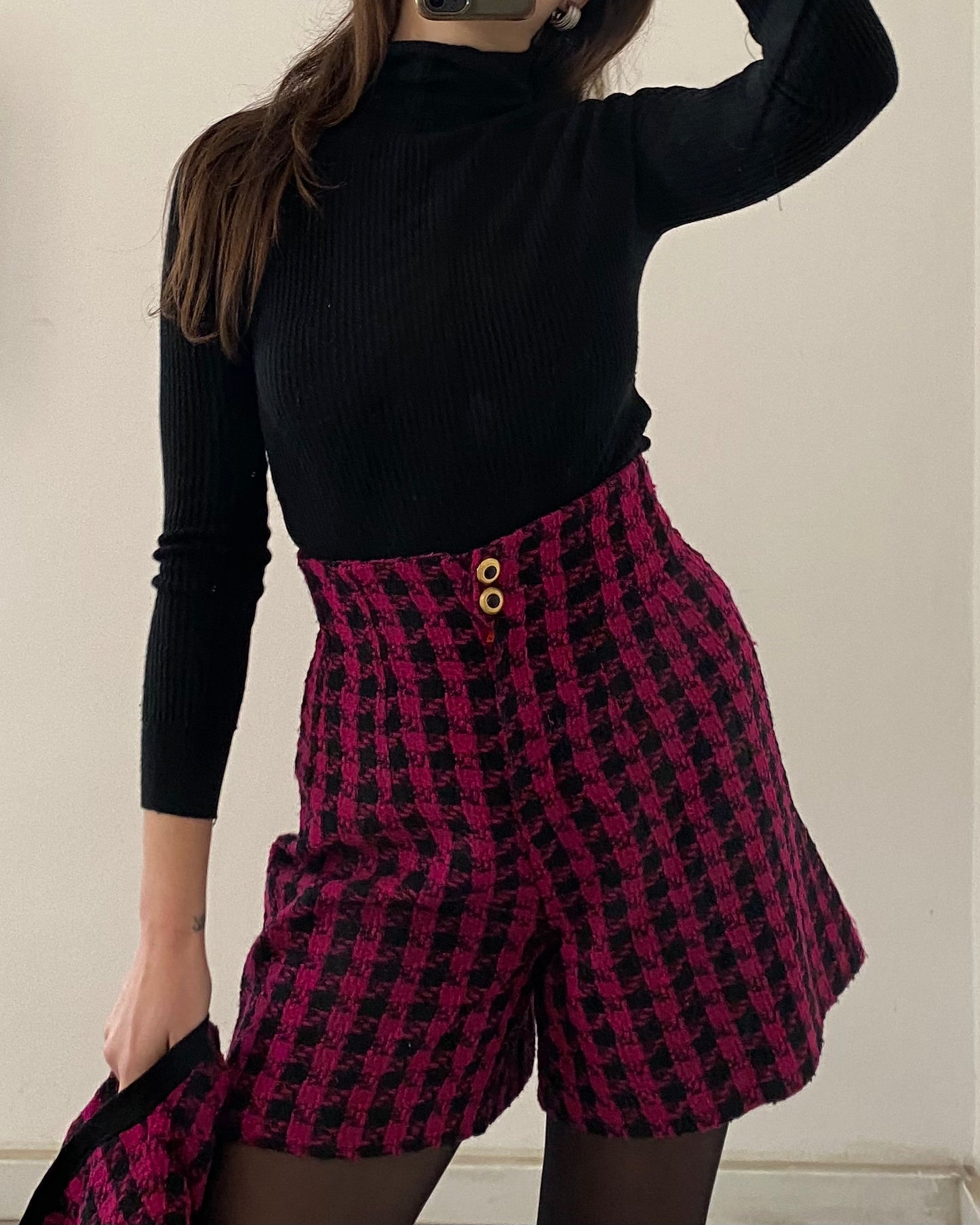 Tweed wool co-ord