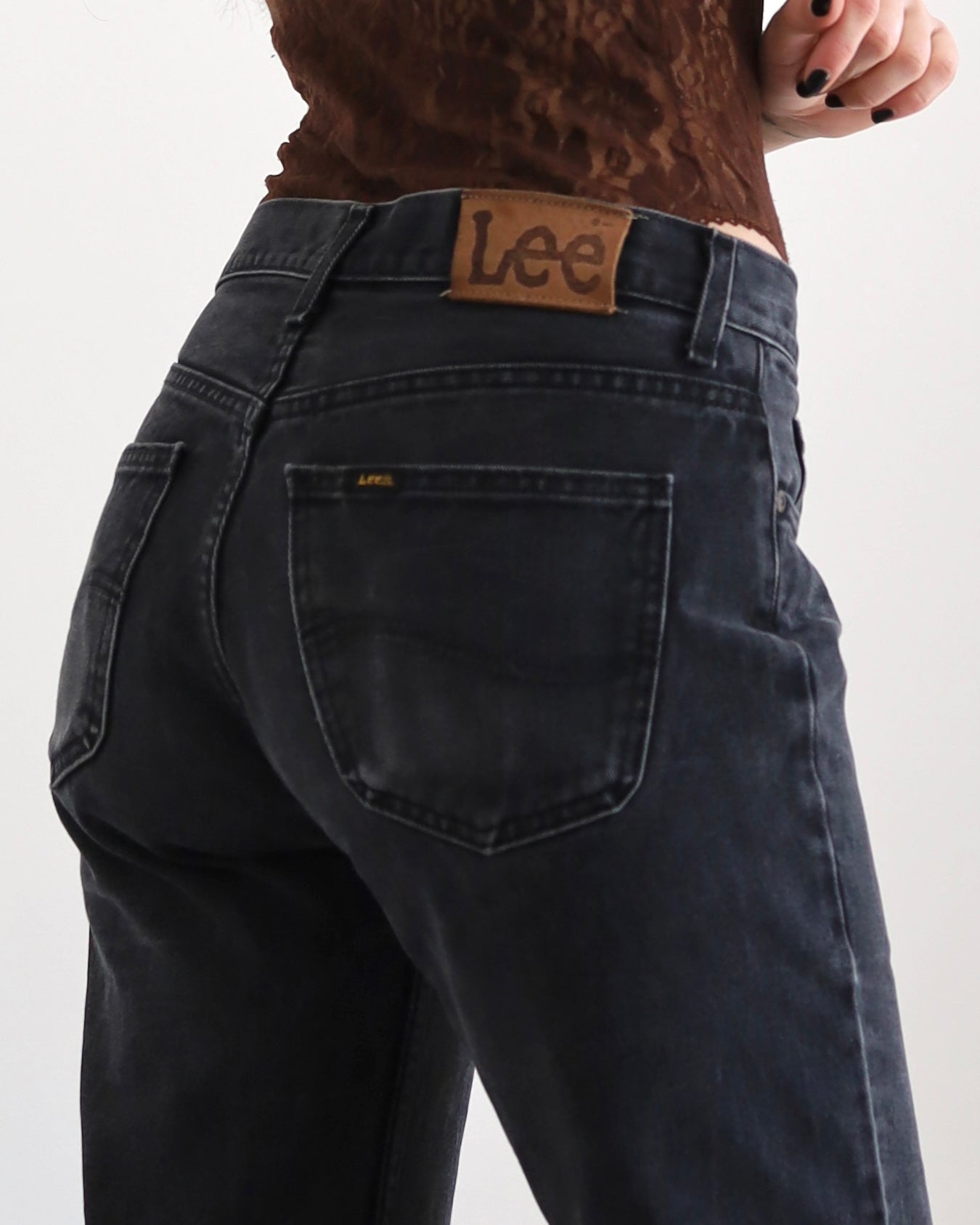 Lee low rise straight leg jeans