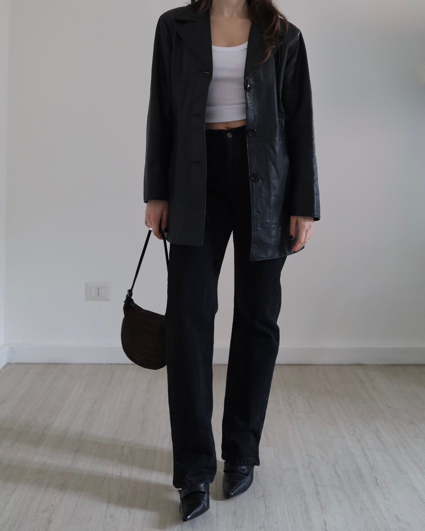 Blazer en cuir