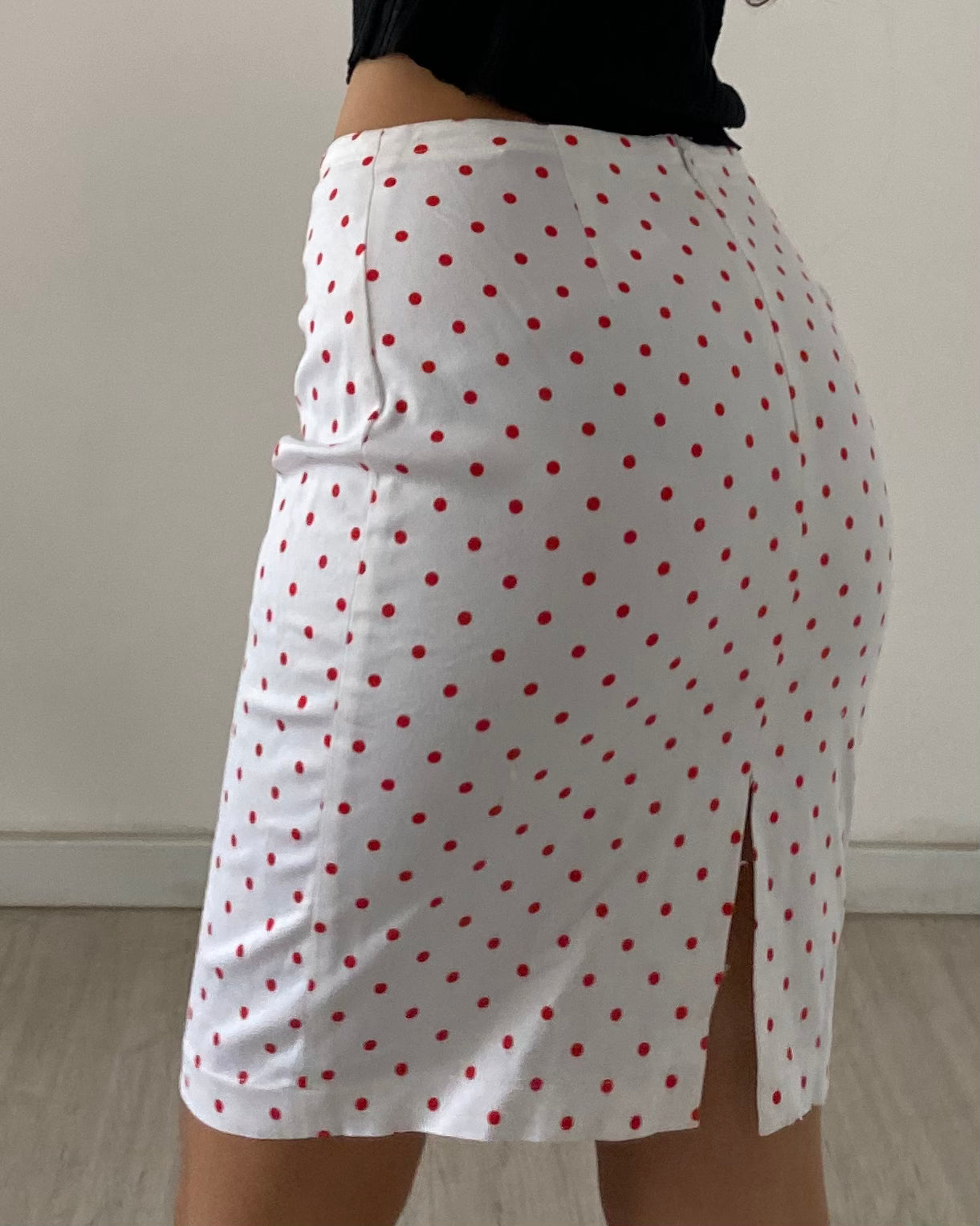 Polka dot Versace skirt