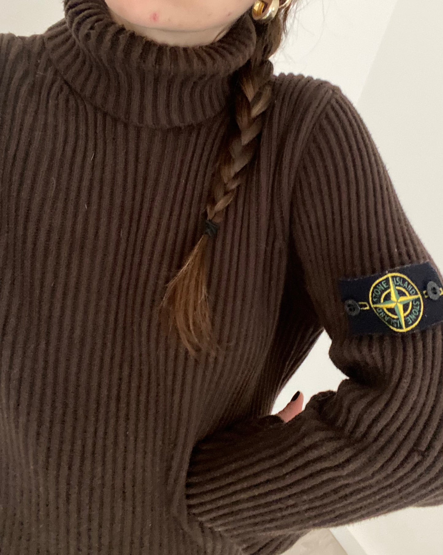 Stone island knitted jumper