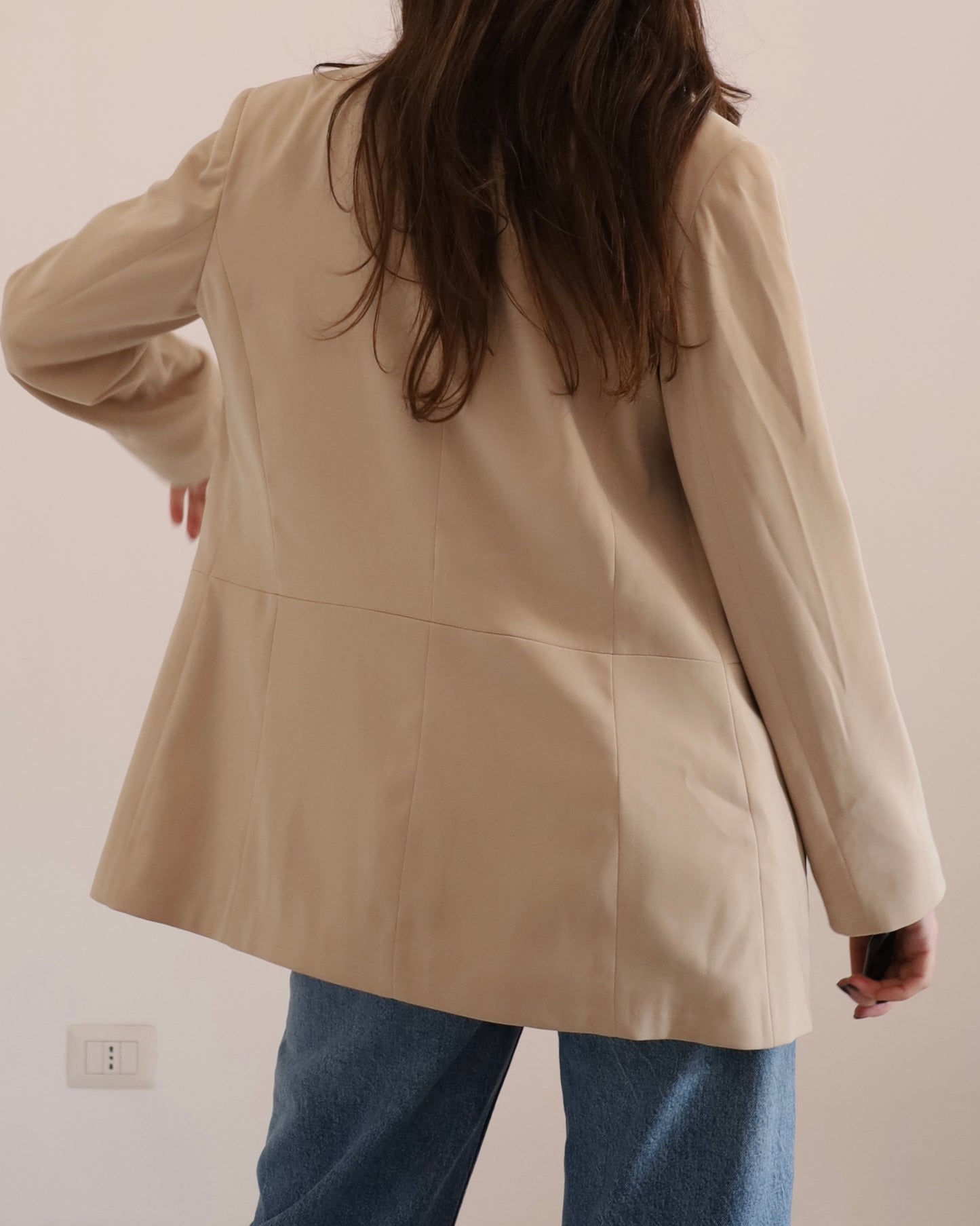 Le blazer beige