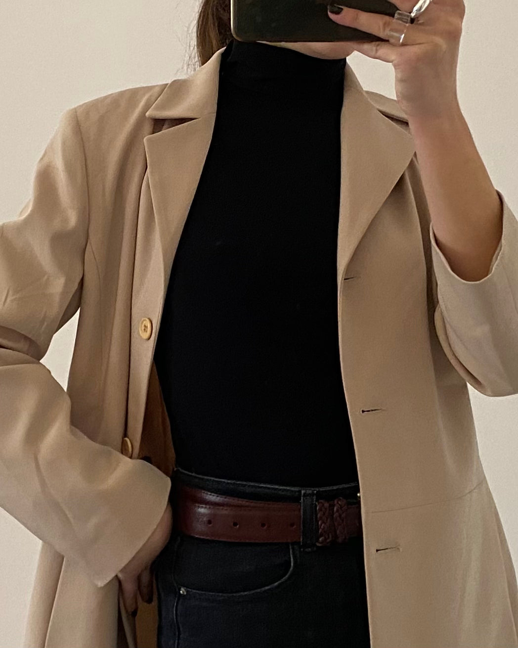 Le blazer beige