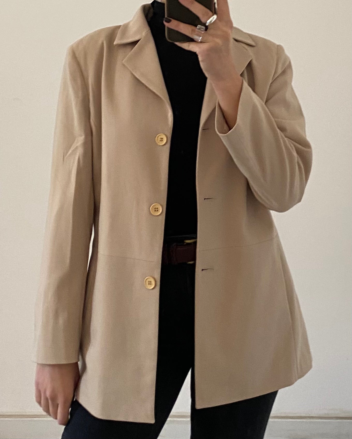 Le blazer beige