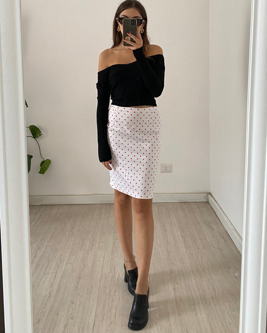 Polka dot Versace skirt