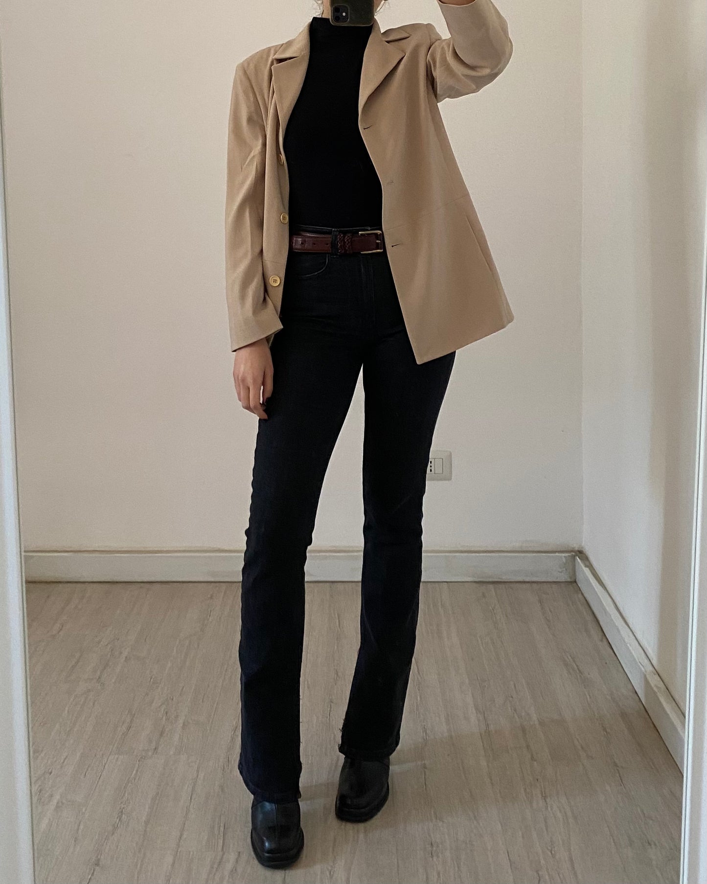 Le blazer beige