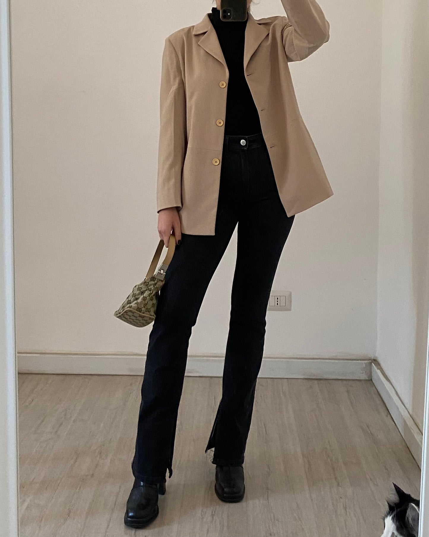 Le blazer beige