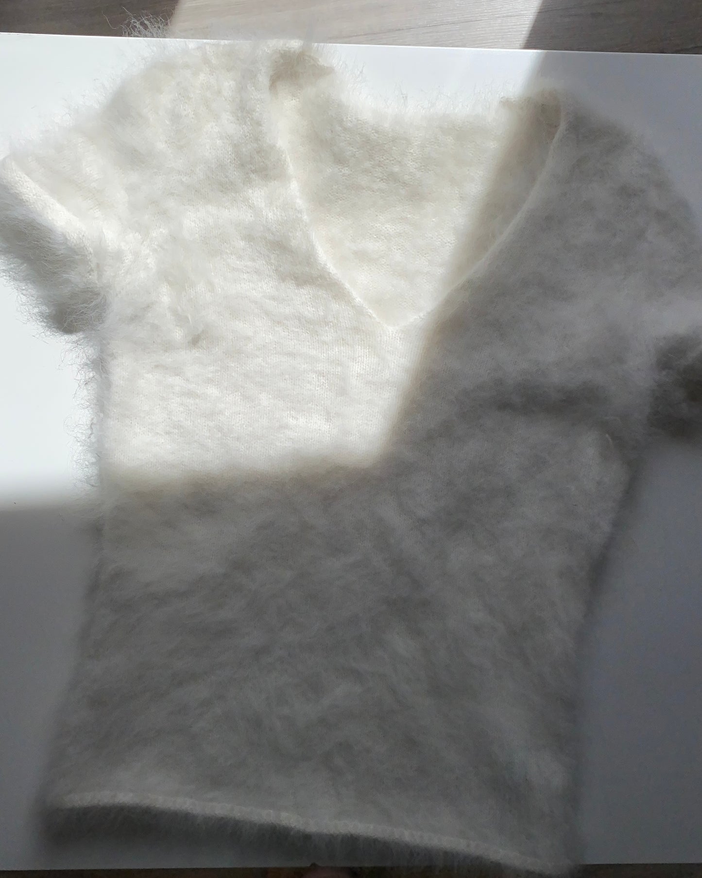 Fluffy angora top