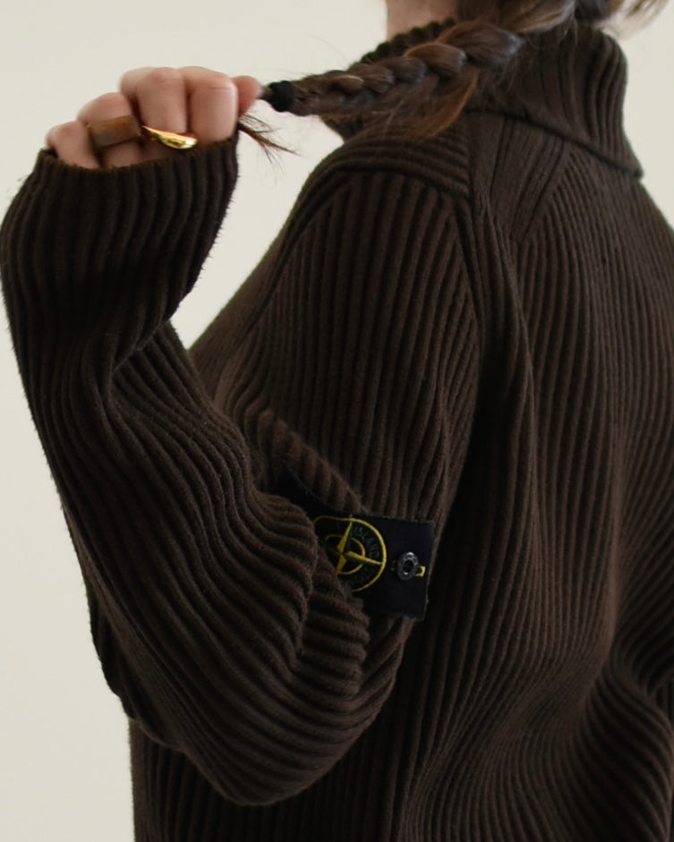 Stone island knitted jumper