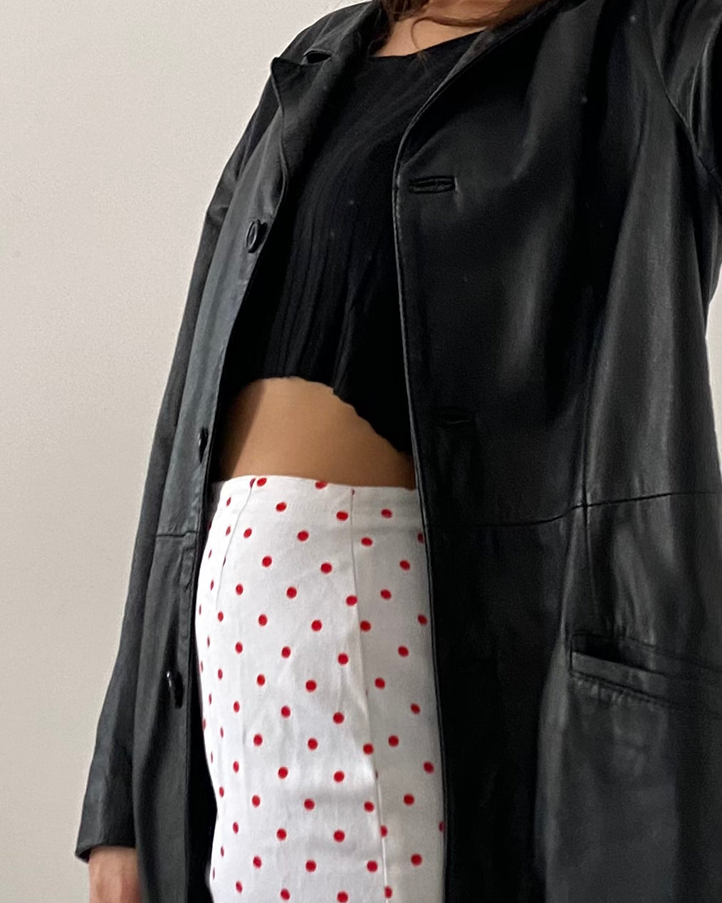 Polka dot Versace skirt