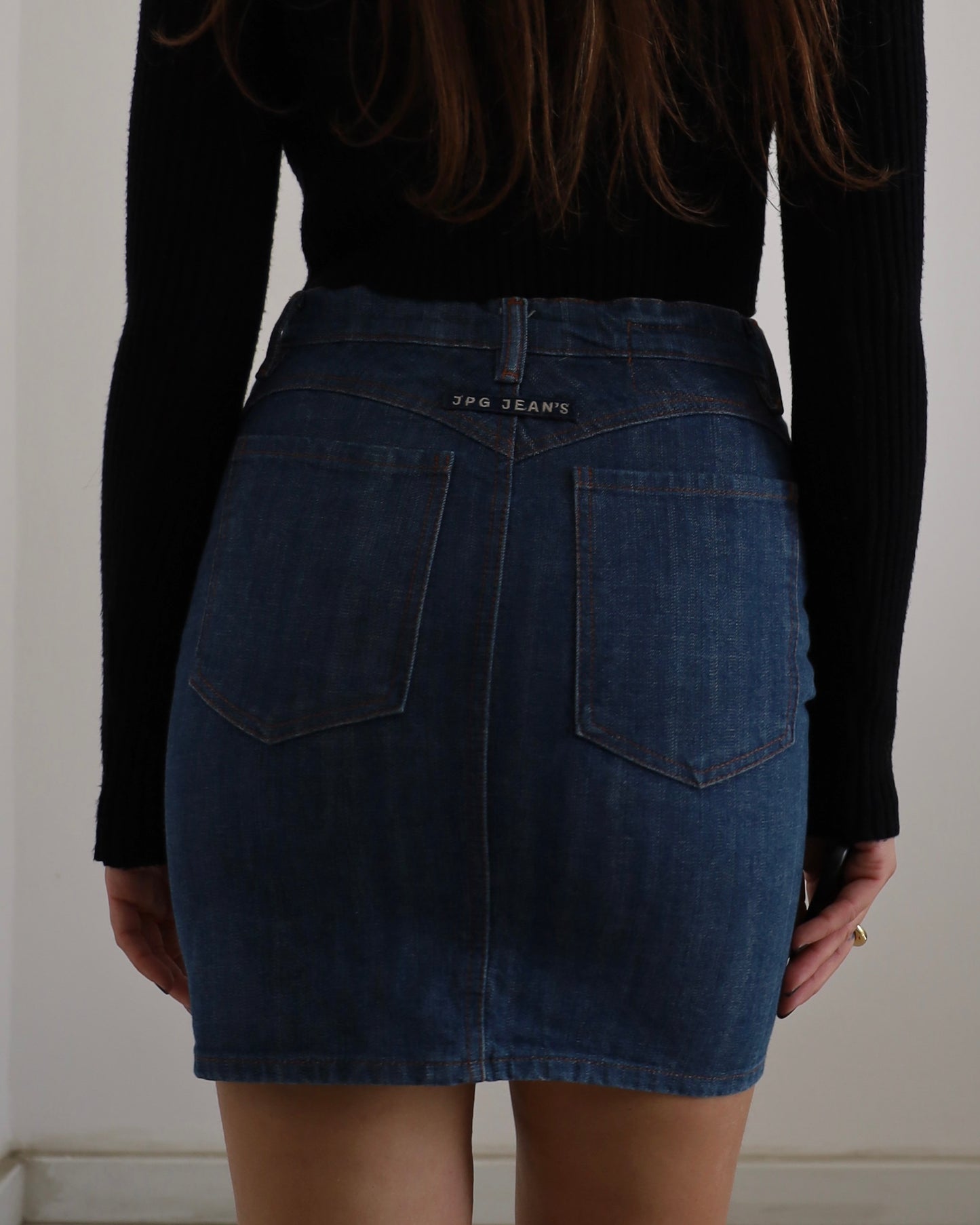 Jean Paul Gaultier denim skirt