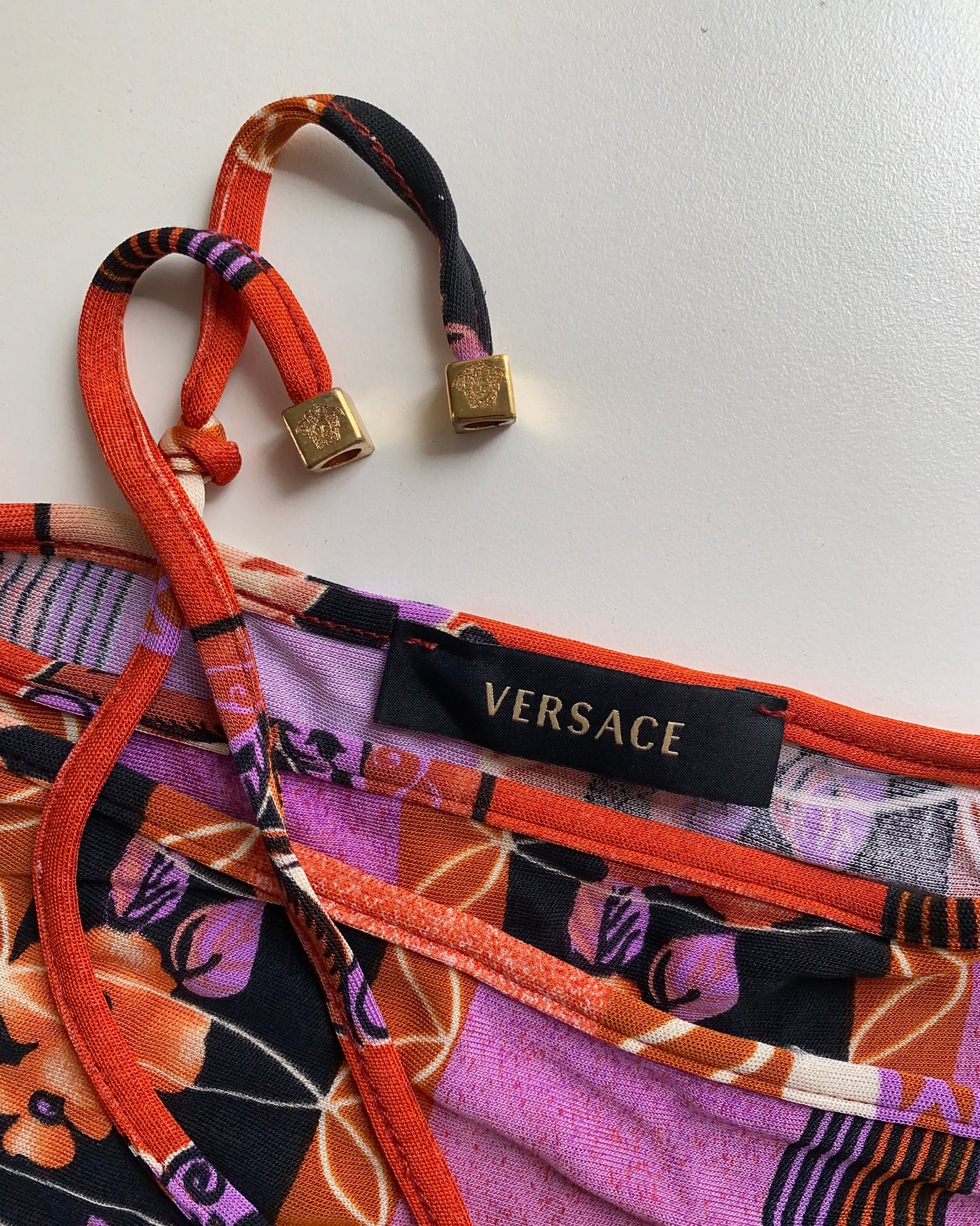 Versace wrap mini skirt