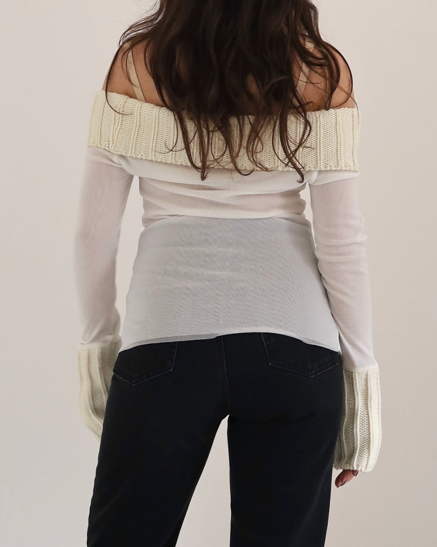 Micro mesh knit top