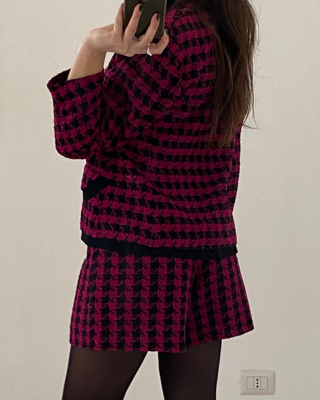 Tweed wool co-ord