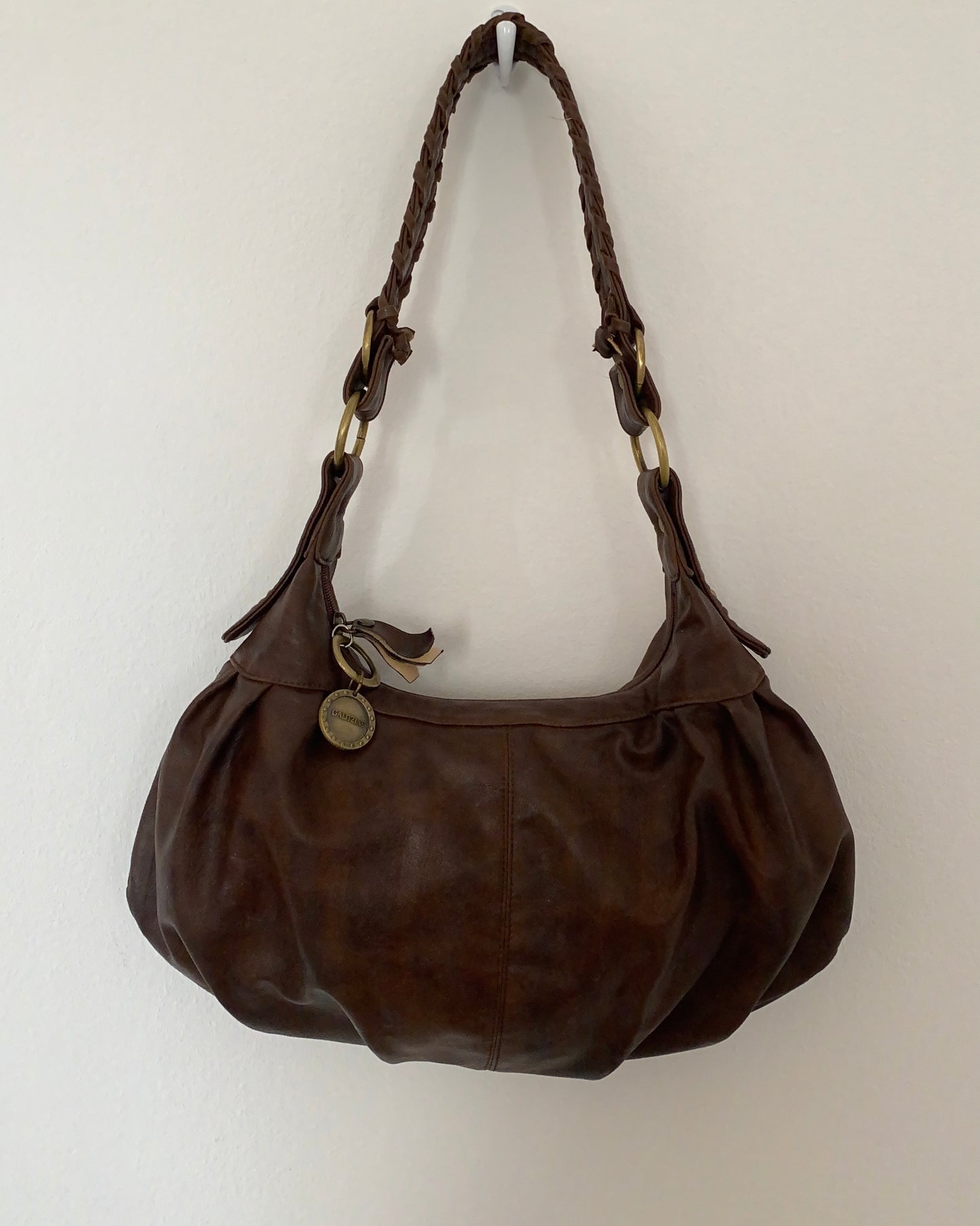 Y2k brown shoulder bag