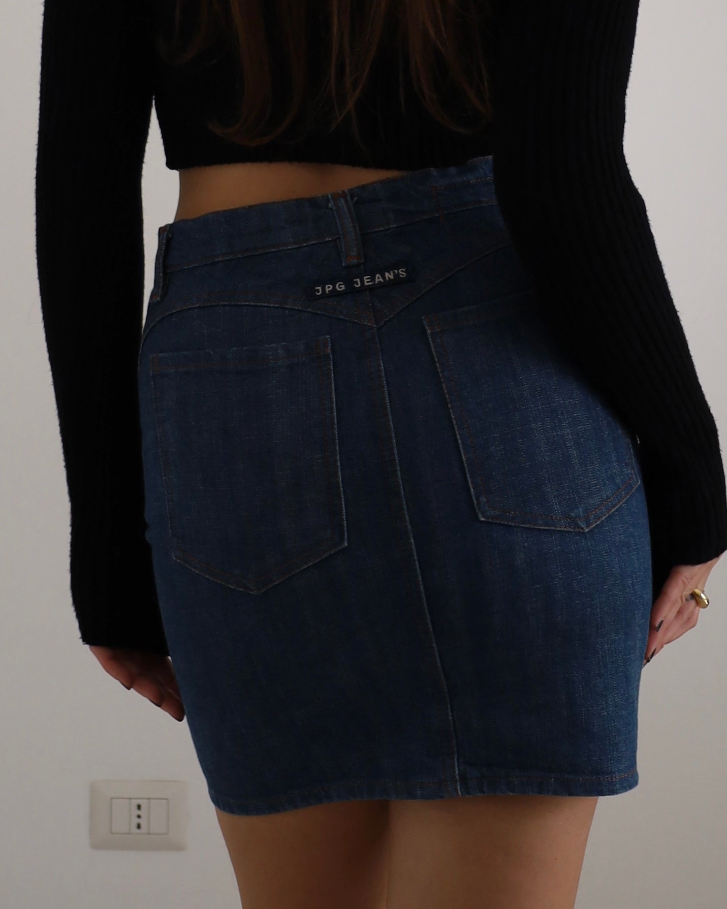 Jean Paul Gaultier denim skirt