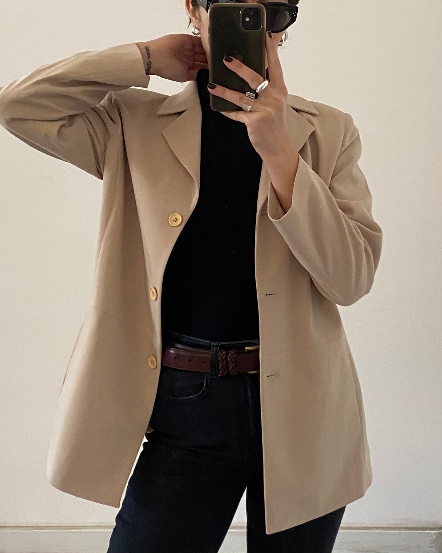 Le blazer beige