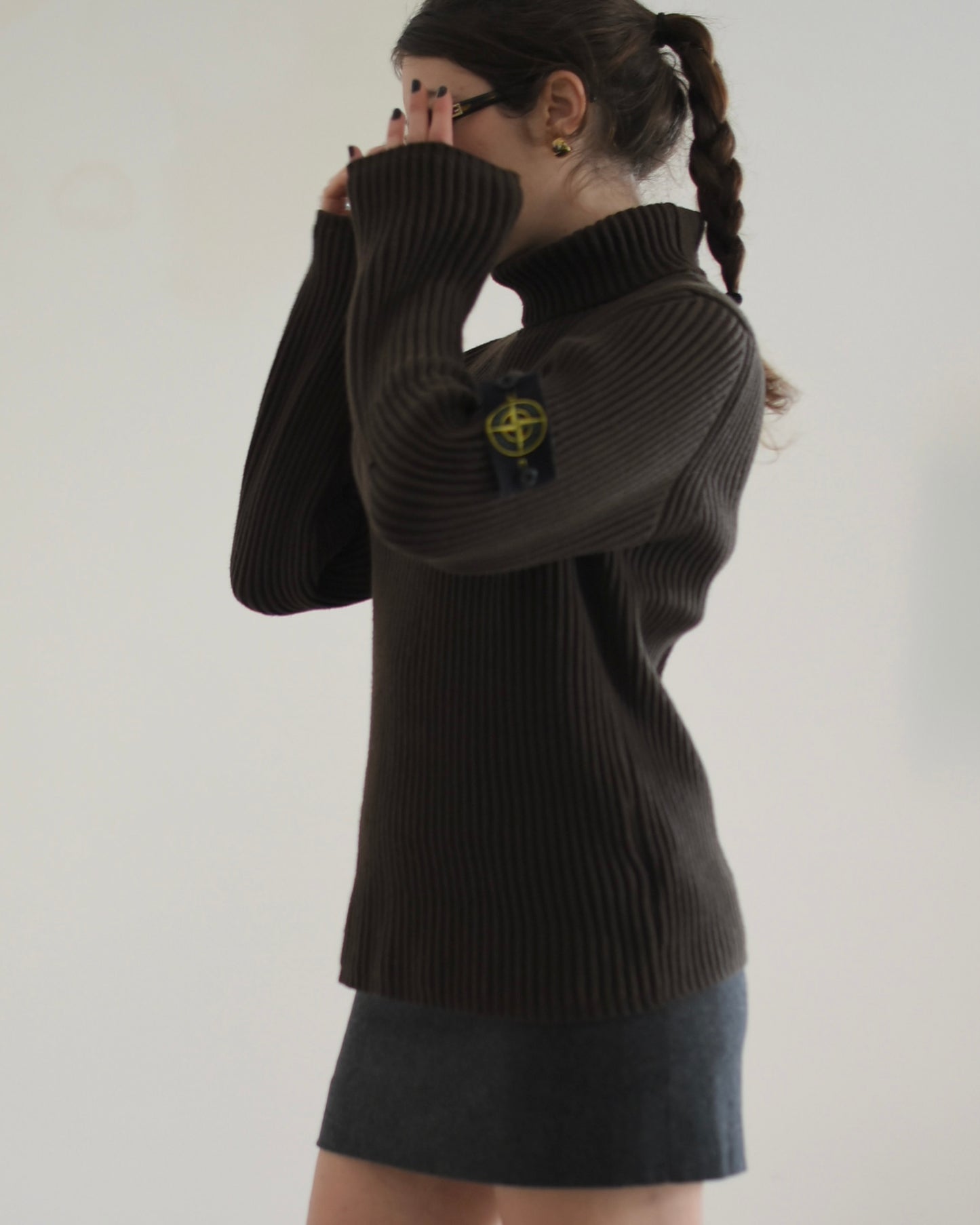 Stone island knitted jumper