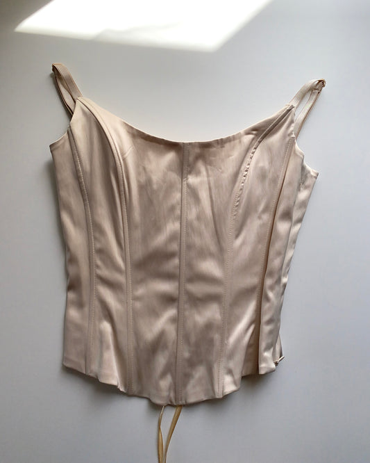 Vintage bustier corset top