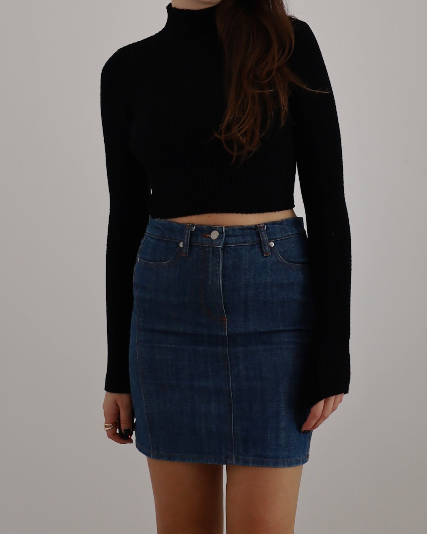 Jean Paul Gaultier denim skirt